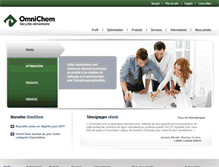 Tablet Screenshot of omnichem.ca